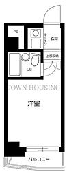 シティープラザ南麻布 1Kの間取図画像