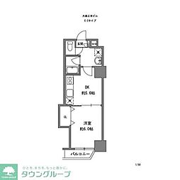 正栄プラザ 1DKの間取図画像