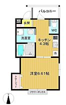 東京都練馬区平和台1丁目（賃貸アパート1K・2階・26.00㎡） その2