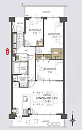 間取図画像 3LDK