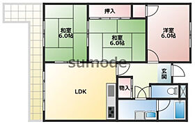 グローリウス樫切山  ｜ 大阪府吹田市樫切山（賃貸マンション3LDK・4階・68.64㎡） その2