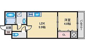 ファインレジデンシア  ｜ 大阪府吹田市天道町（賃貸アパート1LDK・1階・34.65㎡） その2