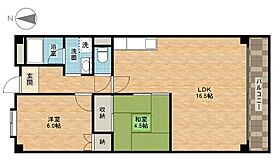 コーポ北  ｜ 大阪府茨木市畑田町（賃貸マンション2LDK・2階・57.50㎡） その2