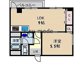 ナンノ第5号館  ｜ 大阪府摂津市千里丘東5丁目（賃貸マンション1LDK・2階・39.00㎡） その2