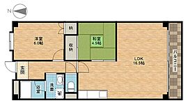 グレイス茨木（旧コーポ北）  ｜ 大阪府茨木市畑田町（賃貸マンション2LDK・4階・57.50㎡） その2