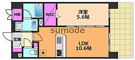 セリーゼウエスト  ｜ 大阪府茨木市西田中町（賃貸マンション1LDK・3階・38.87㎡） その2