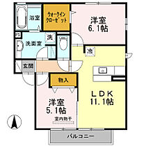 ハピネス  ｜ 大阪府高槻市東五百住町1丁目（賃貸アパート2LDK・2階・55.30㎡） その2