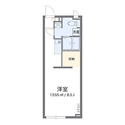 アルクルミエールオオツカ ワンルームの間取図画像