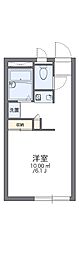 レオパレスラ・プランタン 1Kの間取図画像