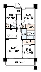 間取図画像 3LDK