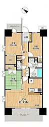 ヴェレーナシティ行徳2街区 3LDKの間取図画像