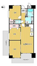 シティパル野田公園 3LDKの間取図画像