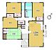 間取り：☆積水ハウス施工オール電化4LDK☆敷地面積242.02m2・建物面積94.40m2