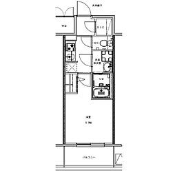 S-RESIDENCE野並駅前broad 1Kの間取図画像