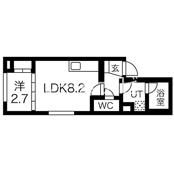 REFISIA太閤通 101｜愛知県名古屋市中村区太閤通５丁目(賃貸マンション1LDK・1階・29.34㎡)の写真 その2