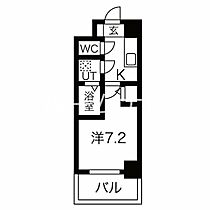 Brick Kamejima 501 ｜ 愛知県名古屋市中村区井深町3-32（賃貸マンション1K・5階・25.35㎡） その2