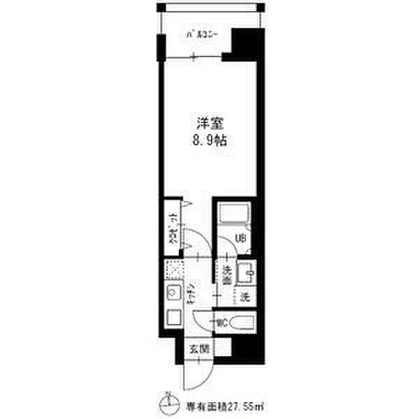 ステージグランデ山王 302｜愛知県名古屋市中区正木１丁目(賃貸マンション1K・3階・27.55㎡)の写真 その2