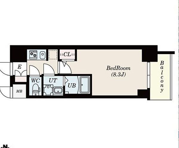 S-RESIDENCE熱田 1101｜愛知県名古屋市熱田区横田１丁目(賃貸マンション1K・11階・25.80㎡)の写真 その2