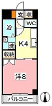 岡山県倉敷市中庄2372-4（賃貸マンション1K・3階・29.00㎡） その2