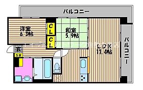 岡山県岡山市北区花尻みどり町7-121（賃貸マンション2LDK・2階・67.03㎡） その2