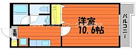 岡山県倉敷市昭和2丁目1-11（賃貸マンション1K・2階・30.06㎡） その2