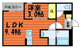 岡山県倉敷市西阿知町139-6（賃貸アパート1LDK・2階・30.72㎡） その2