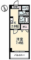 岡山県倉敷市昭和1丁目3-7（賃貸マンション1K・5階・25.08㎡） その2