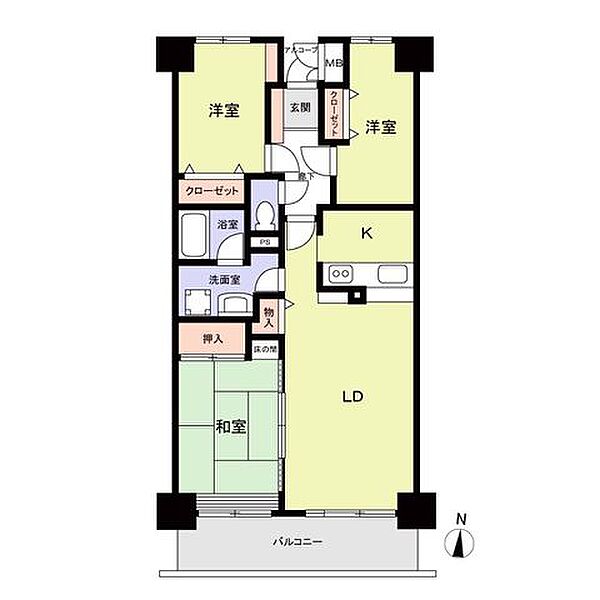 間取りを拡大表示