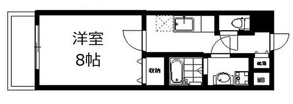 メゾン・ビロング ｜京都府京都市伏見区深草西浦町2丁目(賃貸マンション1K・3階・27.11㎡)の写真 その2