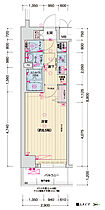 ソルクレストタップ伏見  ｜ 京都府京都市伏見区深草西浦町5丁目（賃貸マンション1K・2階・25.52㎡） その2