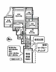 間取図画像 3SLDK