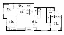 間取図画像 3LDK