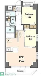 JR武蔵野線 東浦和駅 徒歩10分の賃貸マンション 6階3LDKの間取り