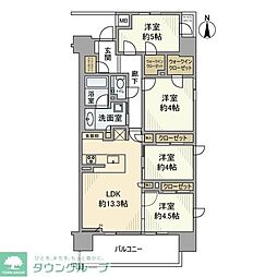 パークホームズ浦和仲町プレイス 4LDKの間取図画像