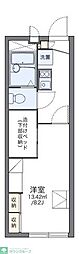レオパレスドリーム 1Kの間取図画像