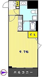 ステージファースト西川口 ワンルームの間取図画像