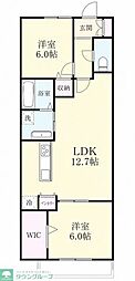 IN Residence東川口 2LDKの間取図画像