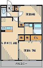 物件の間取り