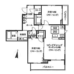 物件の間取り