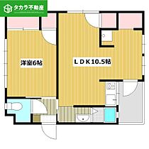 東和荘A棟 201 ｜ 大分県大分市勢家町1丁目（賃貸アパート1LDK・2階・46.70㎡） その2