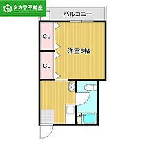 ホワイトテラス 105 ｜ 大分県大分市古ケ鶴1丁目（賃貸マンション1K・1階・21.42㎡） その2