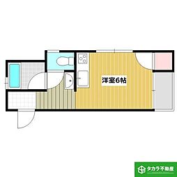 フォークローバーズ寿町 1Kの間取図画像