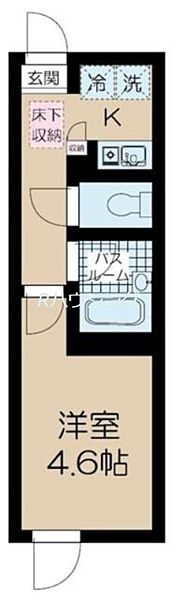 東京都中野区弥生町2丁目(賃貸マンション1K・1階・17.08㎡)の写真 その2