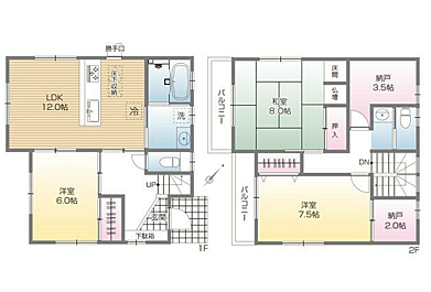 間取り 三鷹市井の頭1丁目