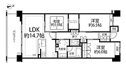 間取図画像 3LDK