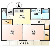 サンフラワー江南 202 ｜ 山形県山形市江南1丁目8-14（賃貸アパート2K・2階・44.71㎡） その2