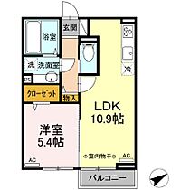 アメージングベルテ  ｜ 群馬県前橋市元総社町（賃貸アパート1LDK・2階・40.08㎡） その2