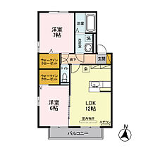 フェリーチェ　Ａ  ｜ 群馬県前橋市総社町植野（賃貸アパート2LDK・2階・59.58㎡） その2