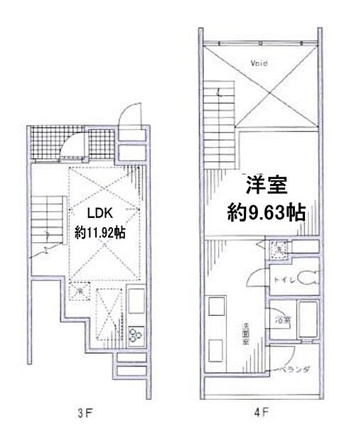 東京都新宿区須賀町(賃貸マンション1LDK・3階・59.12㎡)の写真 その2