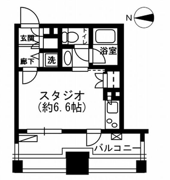 東京都新宿区市谷本村町(賃貸マンション1R・3階・21.62㎡)の写真 その2